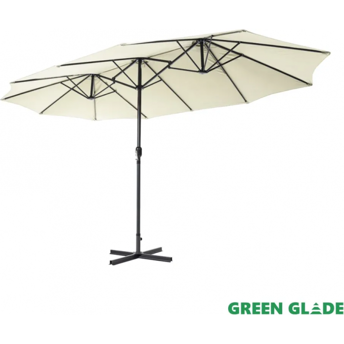 Зонт садовый GREEN GLADE бежевый 72141